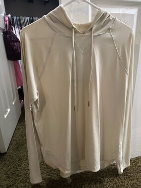NWT Women’s Sage Collective Long Sleeve Hooded Pullover Large Tan